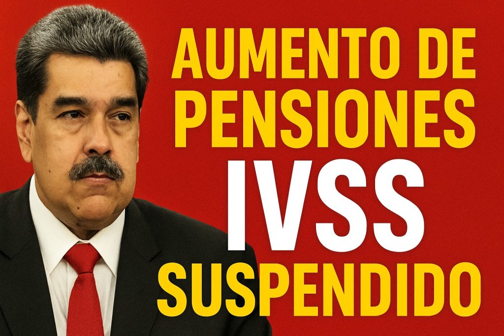 Aumento de Pensiones IVSS Suspendido: Comunicado Oficial del Seguro Social Genera Reacciones