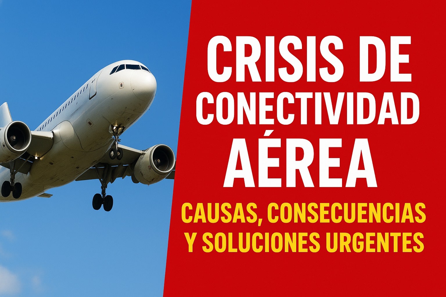Crisis de Conectividad Aérea: Causas, Consecuencias y Soluciones Urgentes