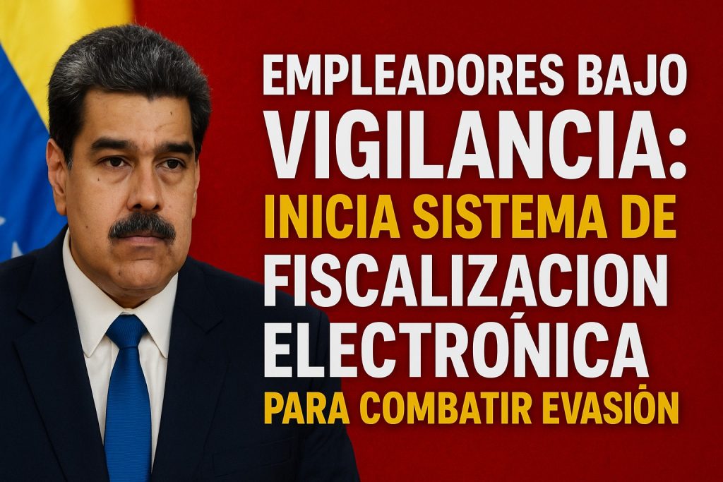 Empleadores bajo vigilancia: inicia sistema de Fiscalización Electrónica para combatir evasión