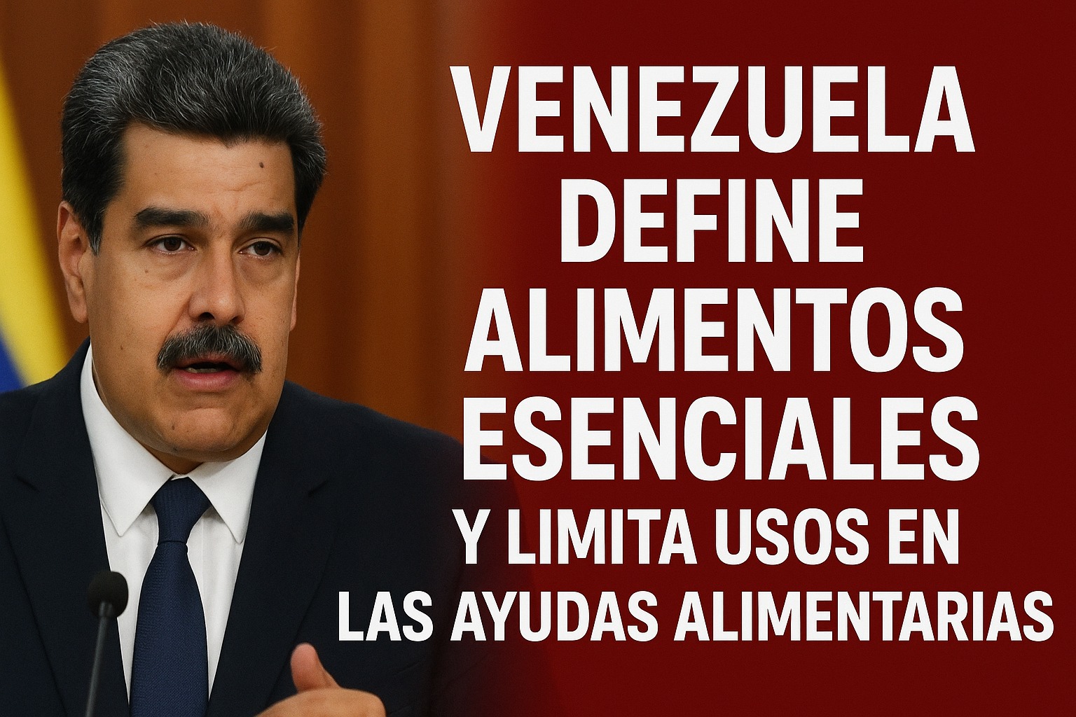 Venezuela define alimentos esenciales y limita usos en las ayudas alimentarias