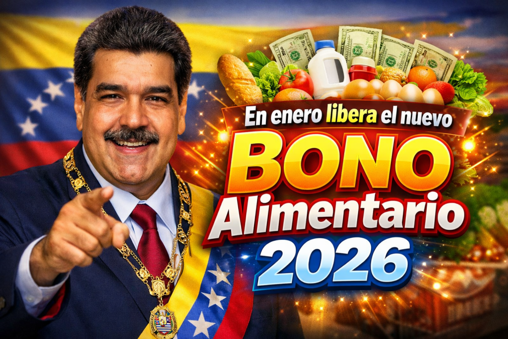 En enero libera el nuevo Bono Alimentario 2026 quiénes califican y cómo activarlo en Patria