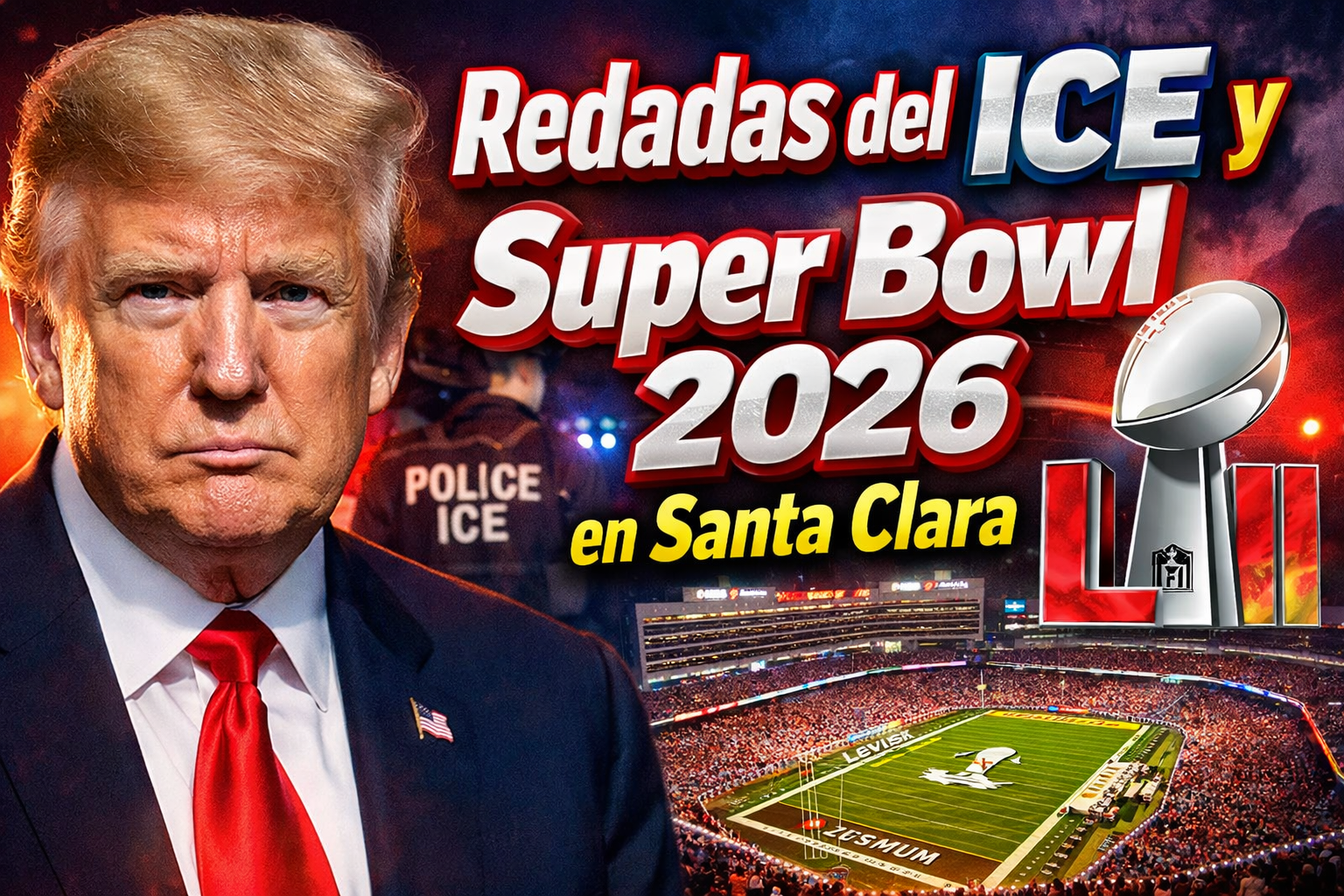 Redadas del ICE y Super Bowl 2026 en Santa Clara protestas en California y retiro de agentes en Minnesota por abusos