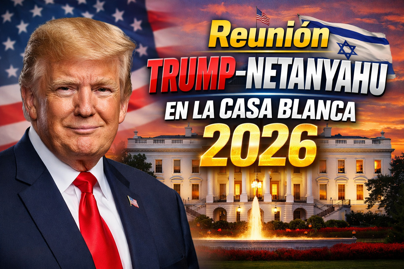 Reunión Trump–Netanyahu en la Casa Blanca 2026 Negociaciones nucleares con Irán y agenda de paz