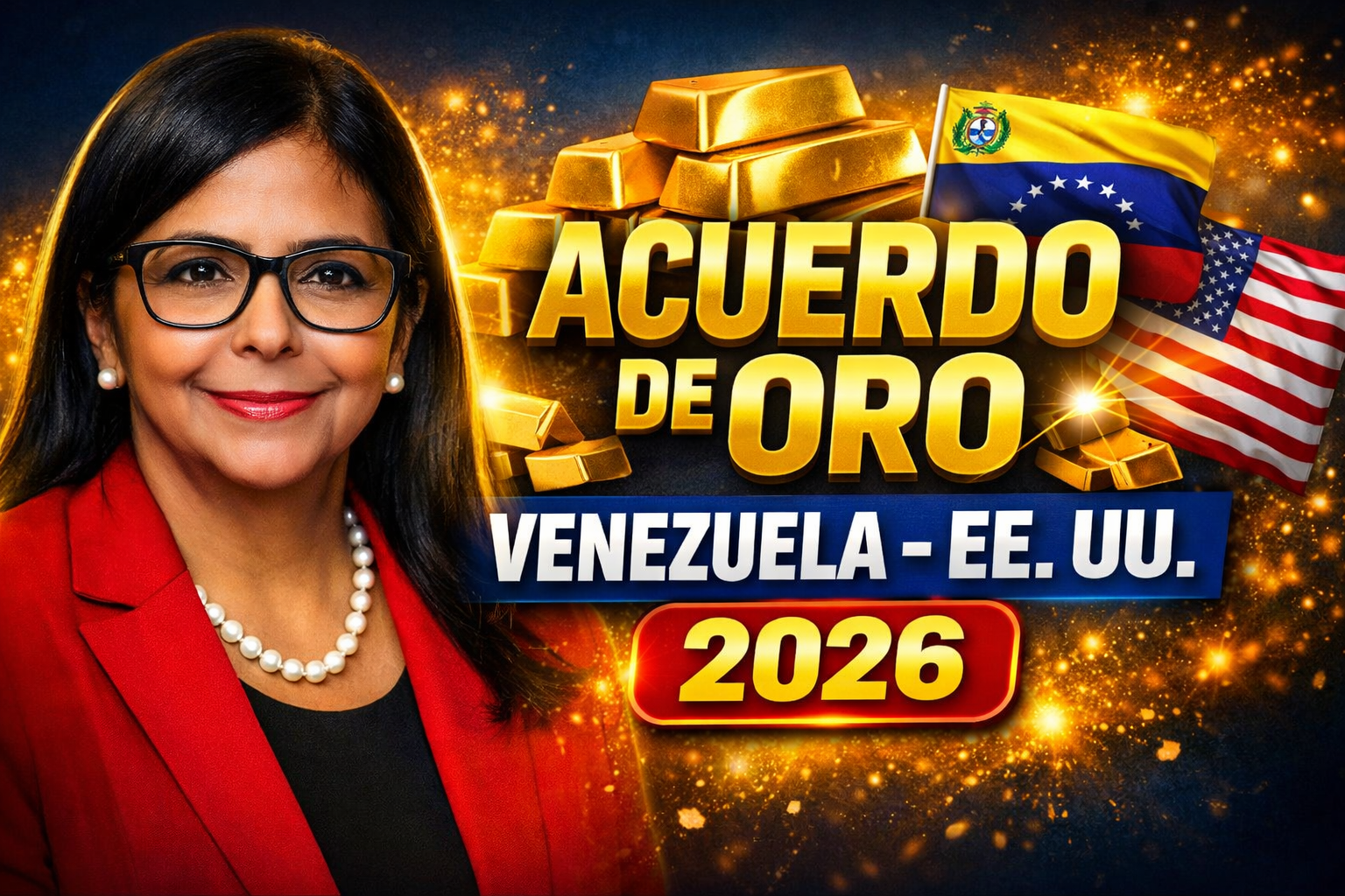 Acuerdo de oro Venezuela-EE. UU. 2026 Minerven exportará hasta 1.000 kg tras licencia de Washington