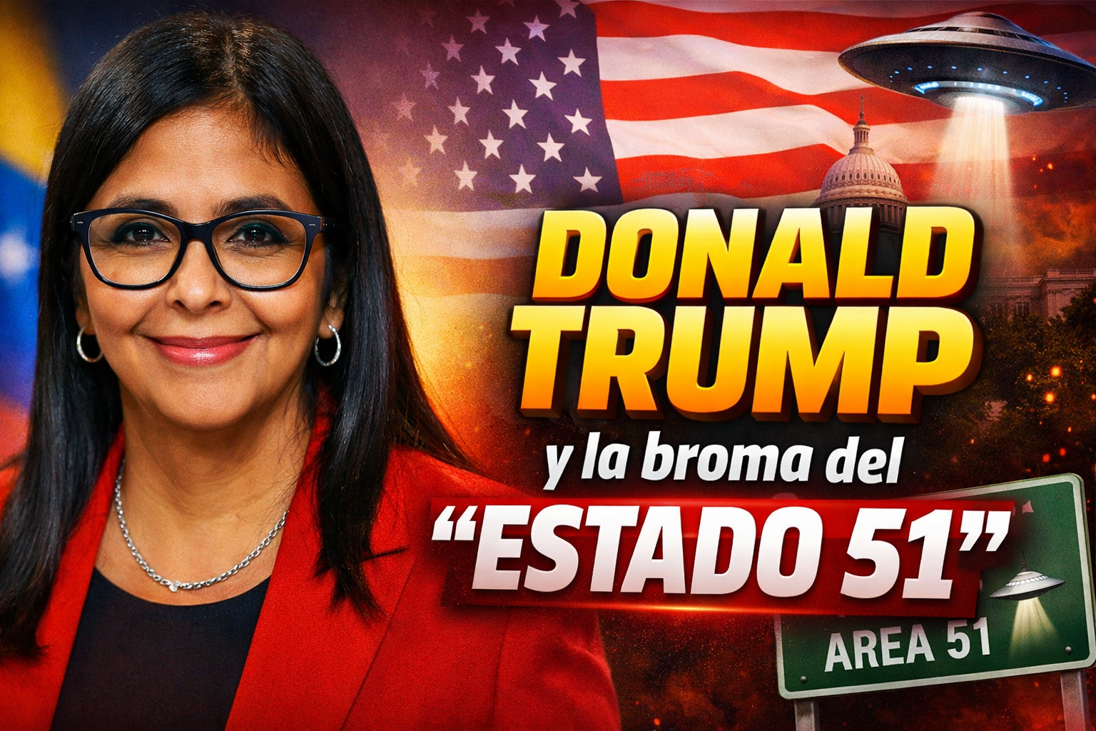 Donald Trump y la broma del “estado 51” Venezuela reacciona en redes sociales 2026