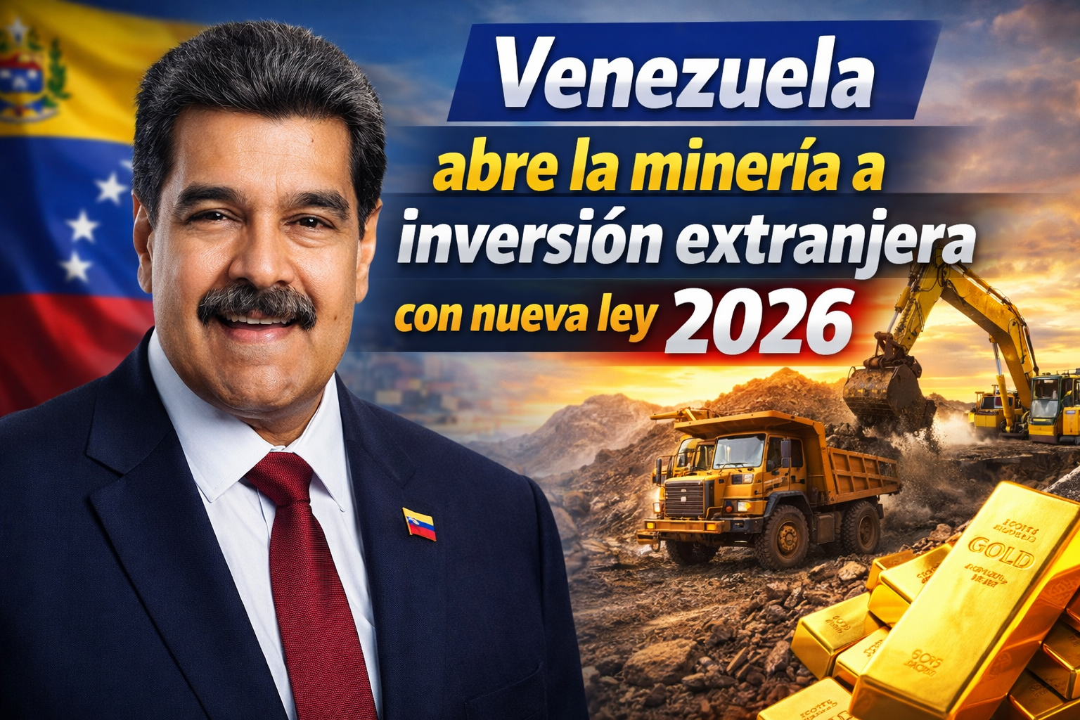 Venezuela abre la minería a inversión extranjera con nueva ley 2026 oro, diamantes y tierras raras