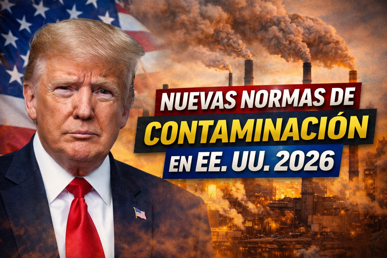 Nuevas normas de contaminación en EE. UU. 2026 flexibilización ambiental bajo Donald Trump genera debate global