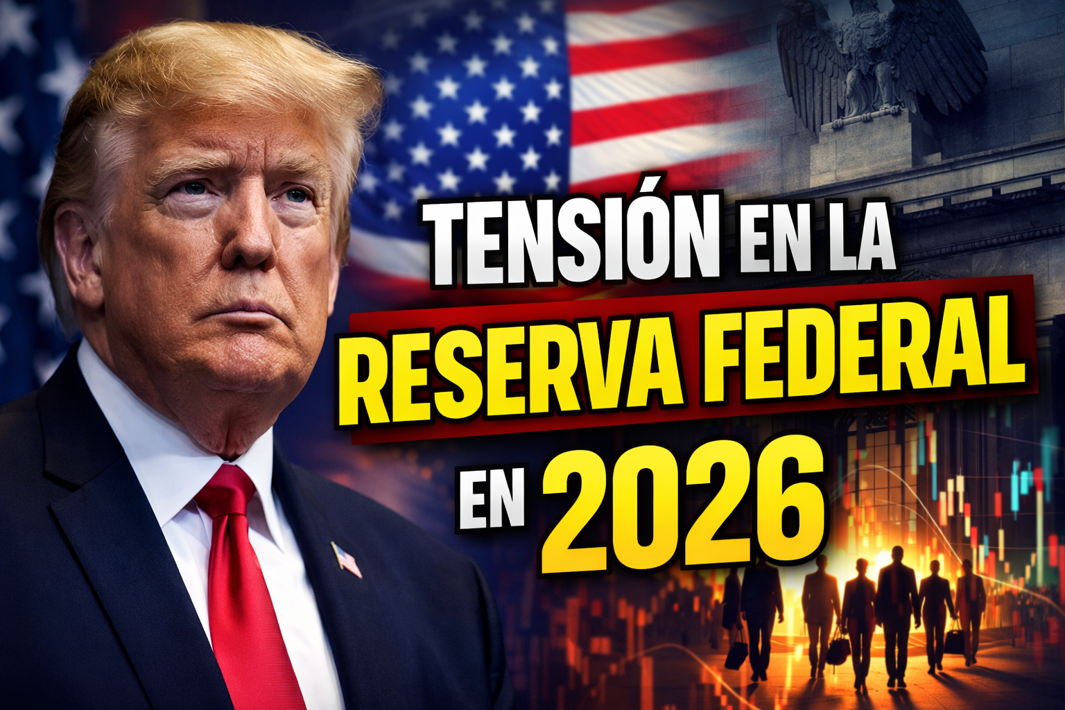Tensión en la Reserva Federal Donald Trump evalúa destituir a Jerome Powell en 2026