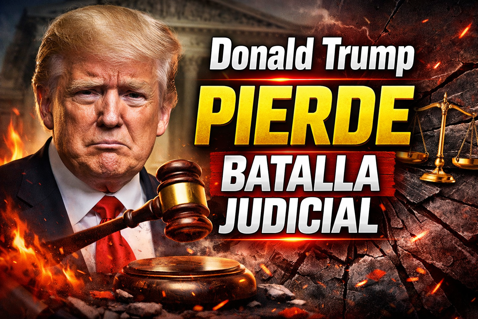 Trump y su derrota judicial dramática